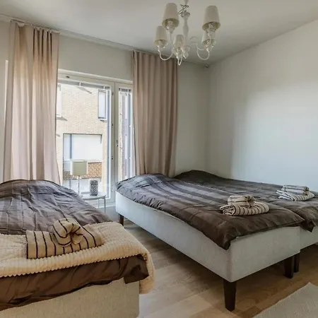아파트 Borg Riverside 3br, Sauna, Balcony, 포리